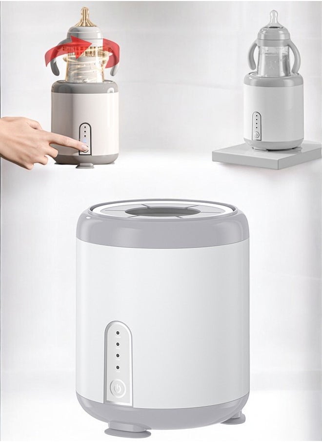 ZCM-HAPPY - Intelligent Electric Milk Shaker and Baby Milk Making Machine - Three Speed Automatic Milk Mixer, Pacifier Bottle Shaker and Warmer, Fits All Baby Bottles, BPA Free and Rechargeable - Image 1