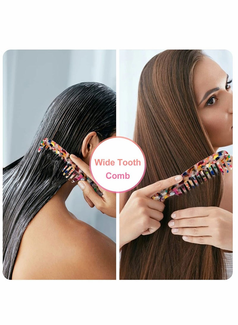 Excefore Wide Tooth Comb for Curly Hair Long Easily Detangling Combs Women Men or Kids Wet Dry - Image 3