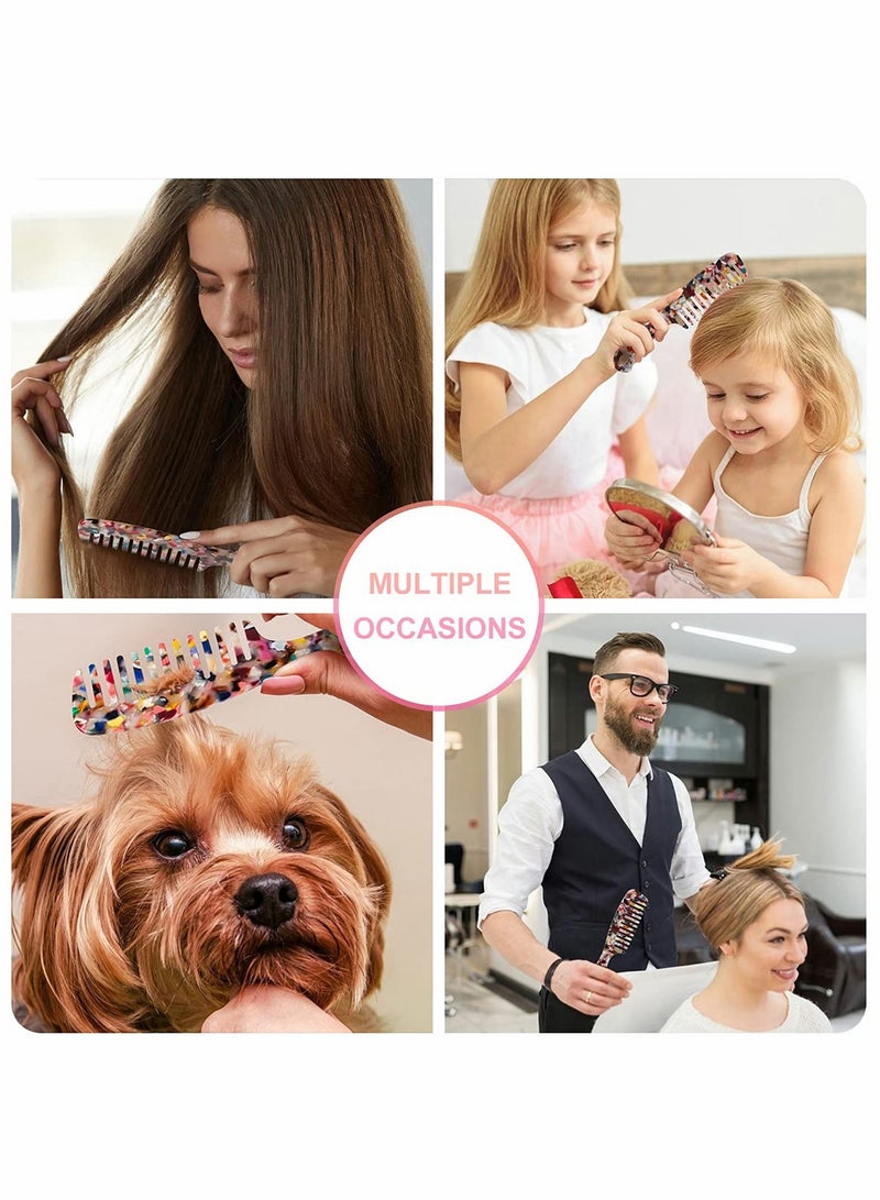 Excefore Wide Tooth Comb for Curly Hair Long Easily Detangling Combs Women Men or Kids Wet Dry - Image 5