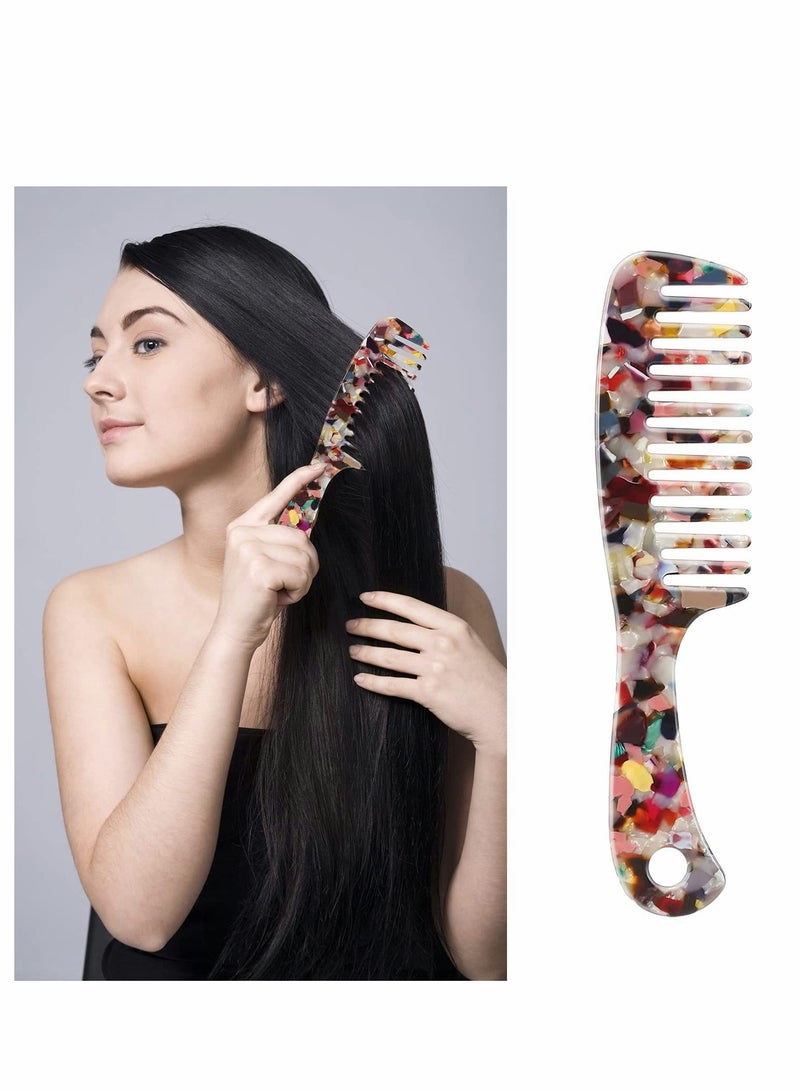 Excefore Wide Tooth Comb for Curly Hair Long Easily Detangling Combs Women Men or Kids Wet Dry - Image 2