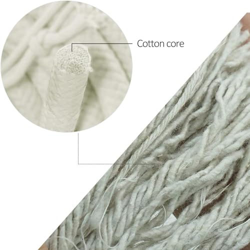 Aoneky Braided Cotton Rope (5/8 inch x 100 ft) - Image 4