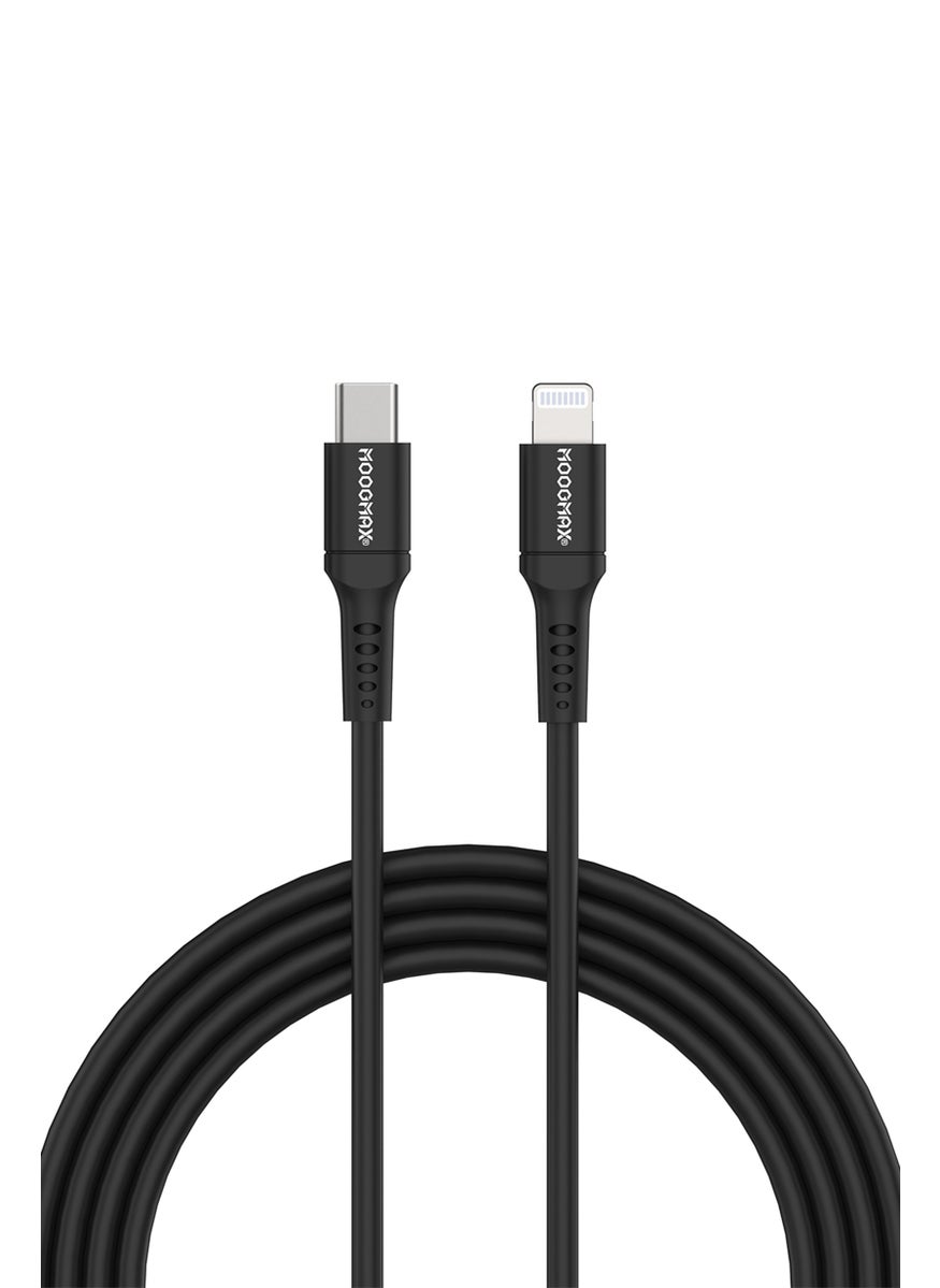 MOOGMAX MX-206 2m Type Charing Cable, Black  - Image 3