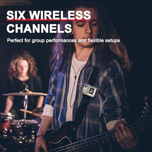 Xvive U45 Wireless in-Ear Monitor System with 5.8GHz Transmitter and Receiver - Image 5
