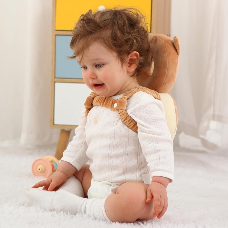 SOZOON Baby Head Protector Backpack - Soft & Lightweight Head Protection Pillow for Bebe Walking and Crawling(Corgi) - Image 5