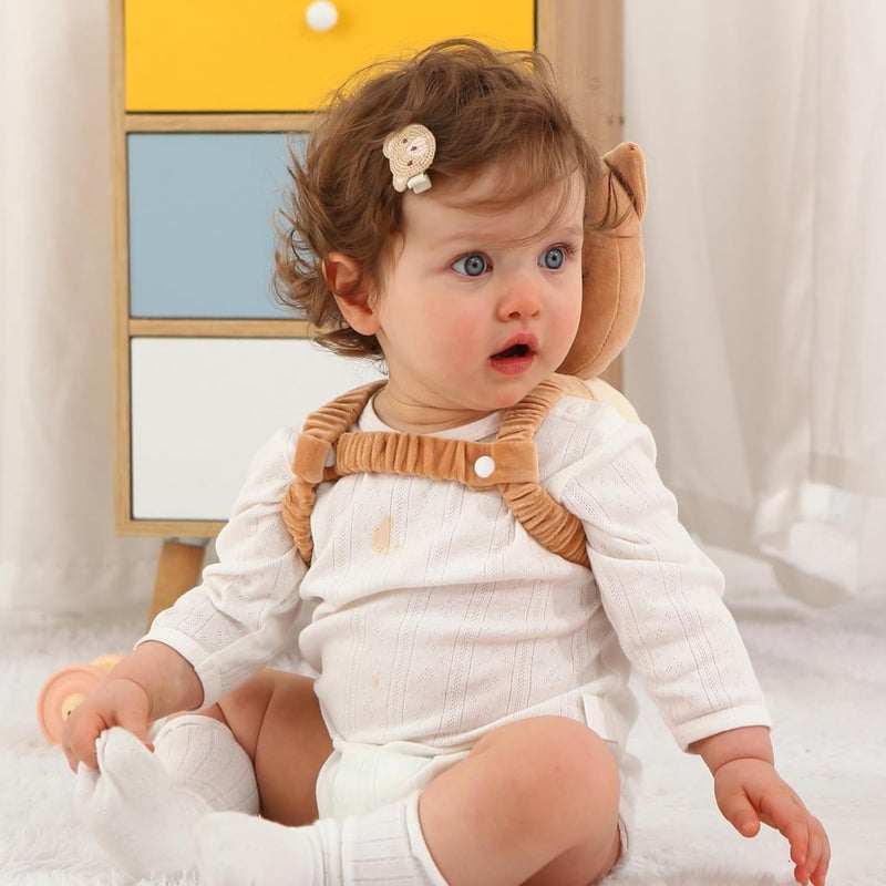 SOZOON Baby Head Protector Backpack - Soft & Lightweight Head Protection Pillow for Bebe Walking and Crawling(Corgi) - Image 3