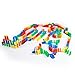 Bulk Dominoes Kinetic Domino Kit  Dominoes Set STEM STEAM Small Toys Family Games for Kids Kids Toys and Games Building Toppling Chain Reaction Sets 331pc - Image 4