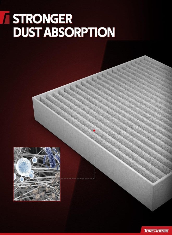 Torchbeam CF11176 Cabin Air Filter, Replacement for Explorer 2011-2019, Taurus 2009-2019, Flex 2010-2019, Police Interceptor Utility 2013-2019, MKS 2010-2016, Police Interceptor Sedan 2013-2019 - Image 2