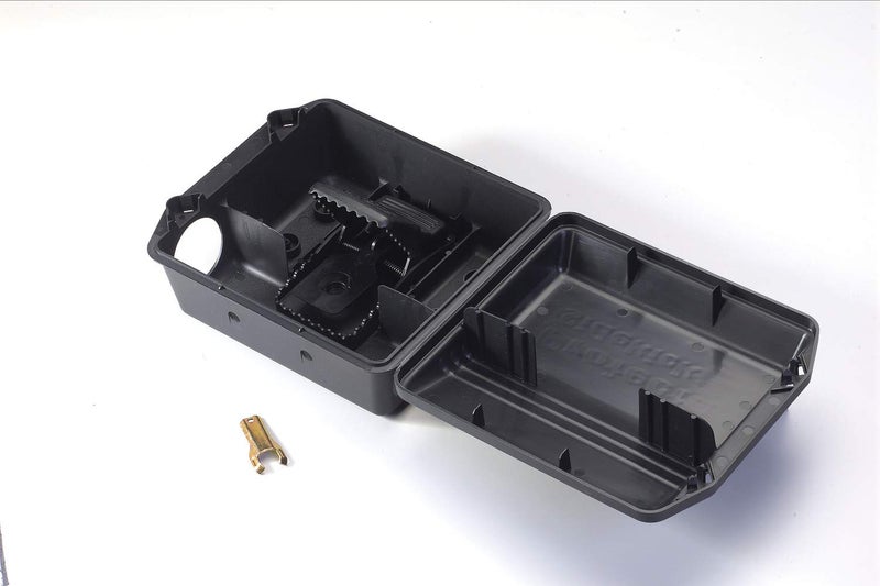 Tomcat Rodent Station, Each Box Includes 1 Rodent Station with 4 Bait Securing Rods and 1 Security Key, Use Indoors or Outdoors, 2-Pack - Image 4