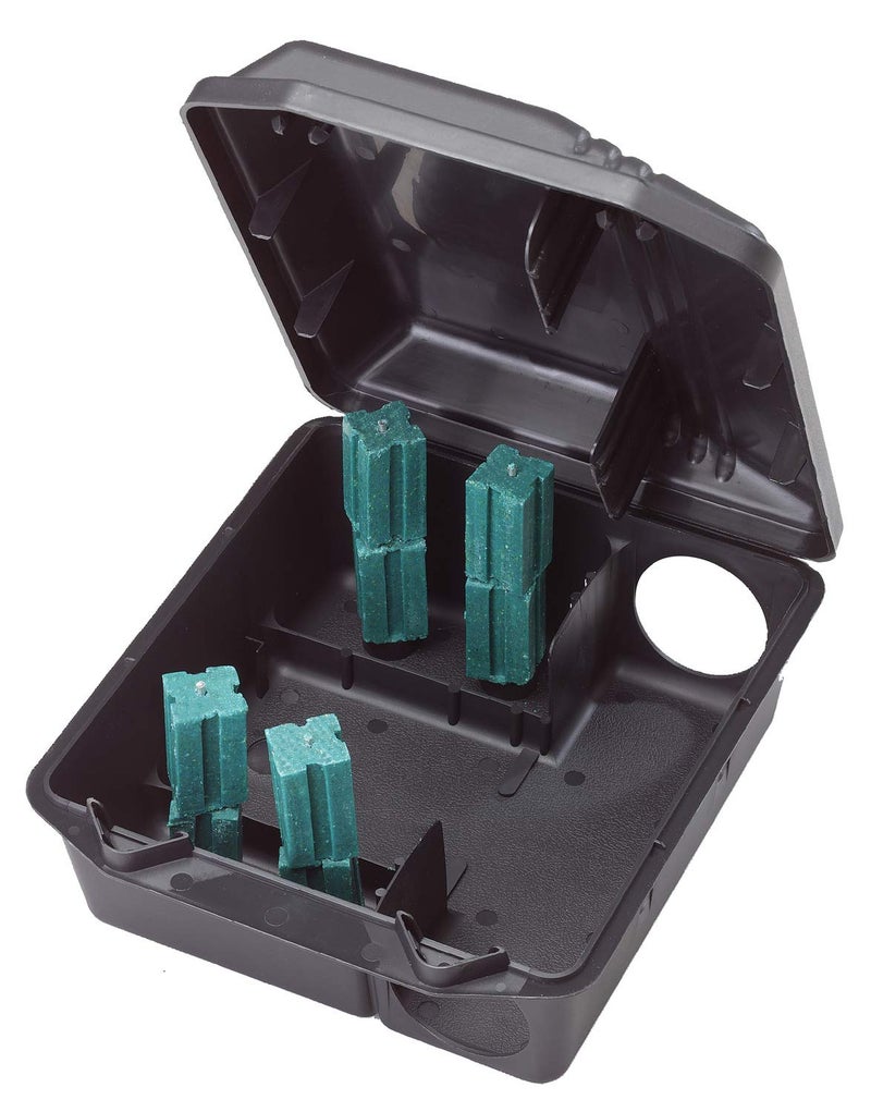 Tomcat Rodent Station, Each Box Includes 1 Rodent Station with 4 Bait Securing Rods and 1 Security Key, Use Indoors or Outdoors, 2-Pack - Image 3