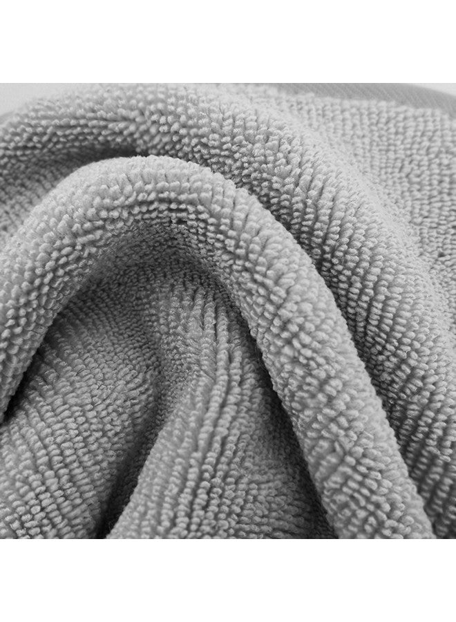 Polyte Premium Hypoallergenic Microfiber Makeup Remover and Facial Cleansing Cloth, 8 x 8 in, 6 Pack (Gray,White) - Image 5