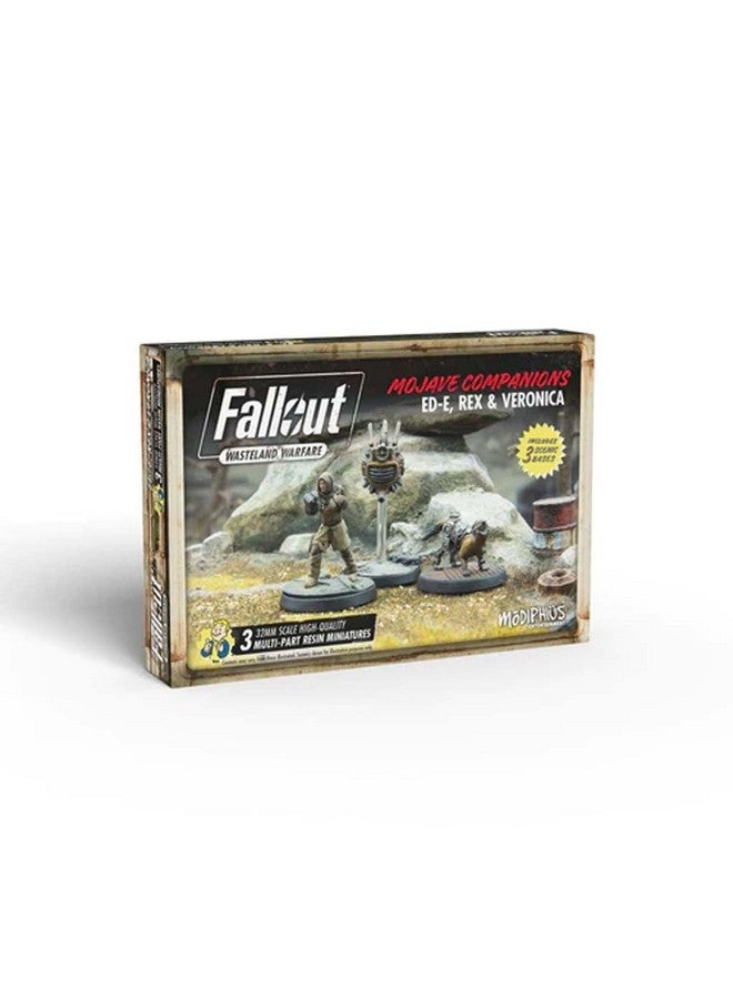 Modiphius Fallout - Wasteland Warfare - Ed-E, Rex and Veronica, Multi - Image 1