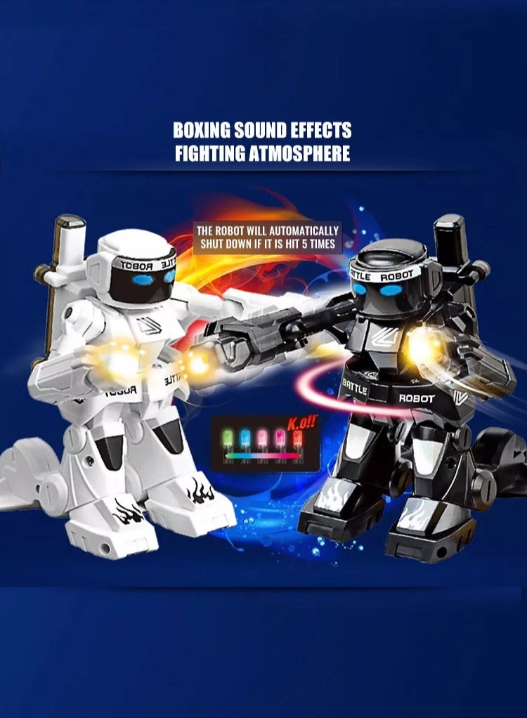 Robot Toy for Boys and Girls,2.4G Intelligent Boxing Robot | Color Changed LED Light Battle Robots Toy Family Games, Boy Girl - Image 4