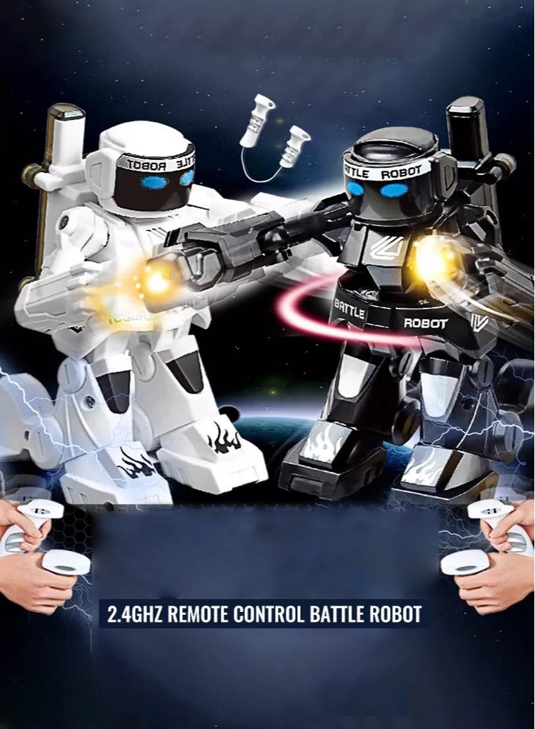 Robot Toy for Boys and Girls,2.4G Intelligent Boxing Robot | Color Changed LED Light Battle Robots Toy Family Games, Boy Girl - Image 2