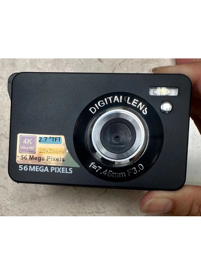 Generic 4k English Version 5600 Million Pixel High-definition Normal Digital Camera Home Use Ols56m-Body Color:128GB Memory Card  - Image 4