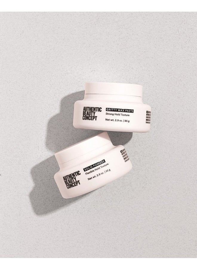 Authentic Beauty Concept - Solid Pomade | Texture Hair Pomade | Medium Hold | Shiny Finish | All Hair Types | Vegan & Cruelty-Free | Silicone-Free | 2.9 Oz. - Image 1