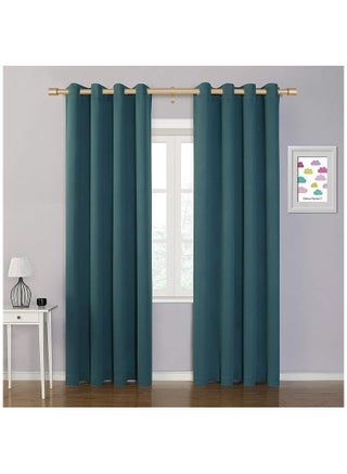 Extendable Stainless Steel Metal Shower Curtain Rod, Tension Spring Shower Curtain Rod, Tension Telescopic Curtain Pole, Clothes Rail Adjustable from 80 to 300 cm - view 3