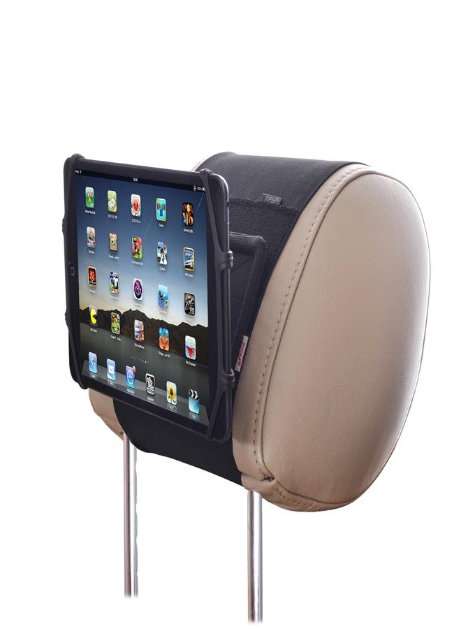 TFY Car Mount Universal Car Headrest Mount Holder with Silicon Holding Net Compatible with Both 4.5-6 Inch Phones and 7-10.5 Inch Tablets - Image 1