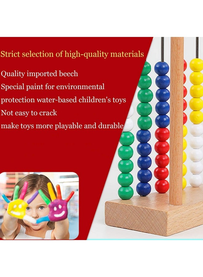Artist Unknown Abacus for Kids Math Preschool Number Learning Classic Wooden Toy Developmental Toy Wooden Beads 8 Extension Activities Great Gift Toddler Girls and Boys - Image 5