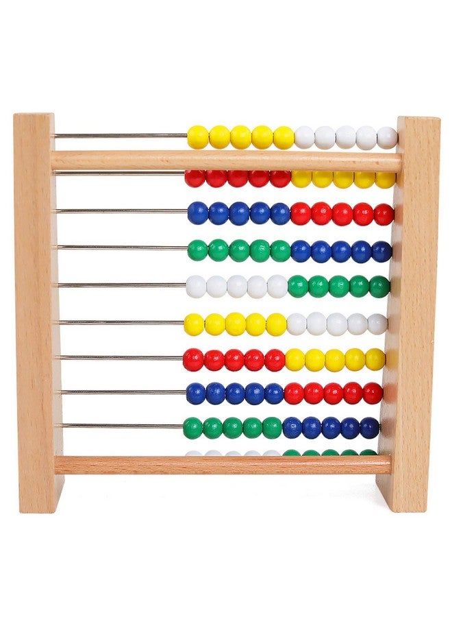 Artist Unknown Abacus for Kids Math Preschool Number Learning Classic Wooden Toy Developmental Toy Wooden Beads 8 Extension Activities Great Gift Toddler Girls and Boys - Image 1