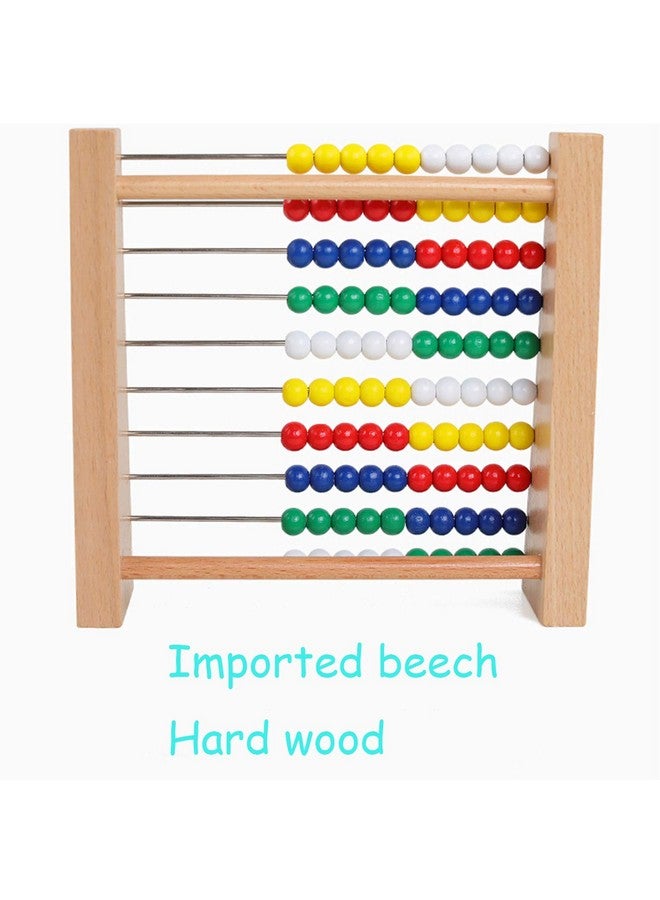 Artist Unknown Abacus for Kids Math Preschool Number Learning Classic Wooden Toy Developmental Toy Wooden Beads 8 Extension Activities Great Gift Toddler Girls and Boys - Image 2