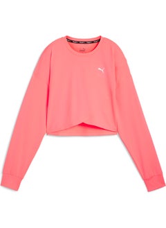 PUMA Cloudspun Women's Crop Sweatshirt 52587916-PINK M - Pink  - Image 1
