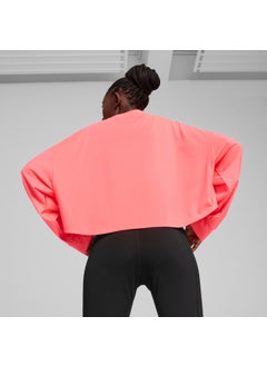 PUMA Cloudspun Women's Crop Sweatshirt 52587916-PINK M - Pink  - Image 5