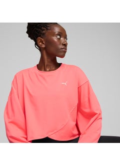 PUMA Cloudspun Women's Crop Sweatshirt 52587916-PINK M - Pink  - Image 2