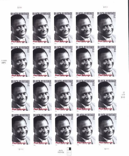 USPS Paul Robeson Collectible Stamp Sheet - Image 5
