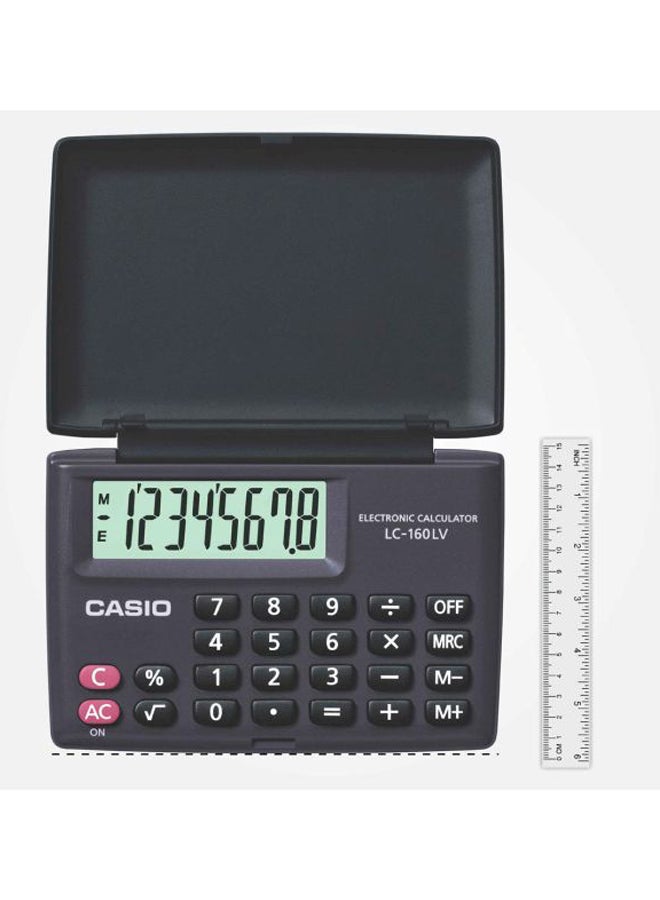 CASIO LC-160LV-BK 8-Digit Electronic Calculator Black - Image 4
