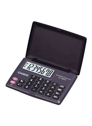 LC-160LV-BK 8-Digit Electronic Calculator Black