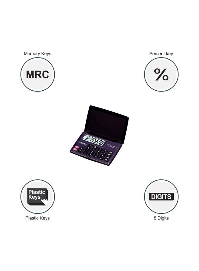 CASIO LC-160LV-BK 8-Digit Electronic Calculator Black - Image 5