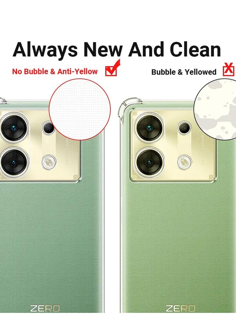 Techie Infinix ZERO 30 5G TPU Bumper Corner Case with Camera Lens Protection Transparent Protective Back Cover - Image 5