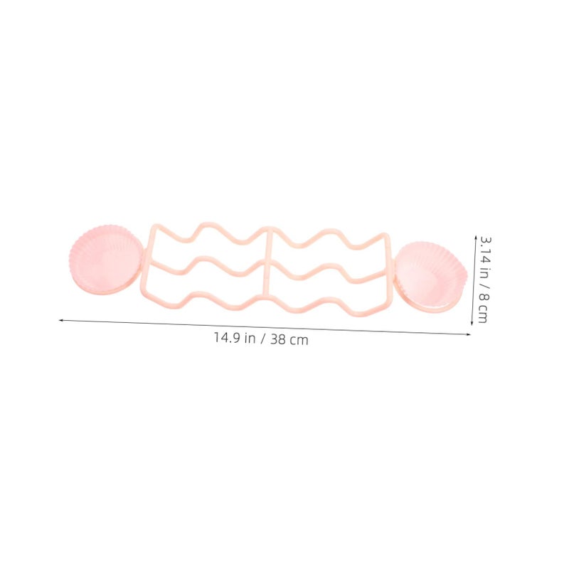 Pink Taco Holder Stand Detachable Plastic Tray for Easy Cleaning Home Parties - Image 3