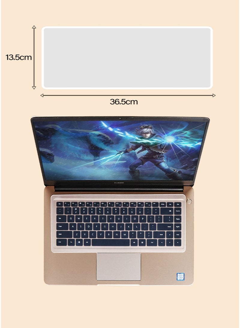 Laptop Keyboard Protective Case, Suitable for 15-17 Inch Laptop Keyboards, Ultra-Thin Waterproof and Dustproof Silicone Keyboard Shell  - Image 2