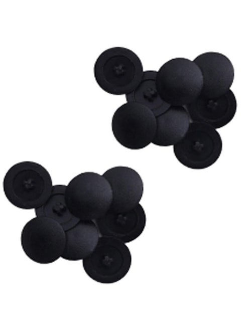 Square-X Screw Cap Covers Decoration Tapping Screw Cover Plastic Screw Hole Covers Pack Of 500 Black