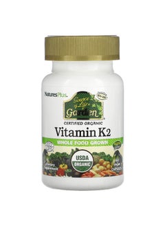 Natures Plus NaturesPlus, Source of Life, Garden, Organic Vitamin K2, 60 Vegan Caps  - Image 1