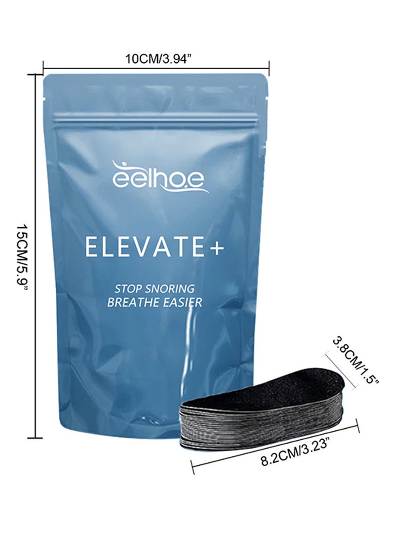 EELHOE 30 Pcs Stop Snoring Breathe Easier Patch, Super Anti Snoring Solution for Men and Women, Clear the Way to Breathe Better Air, Reduce Snoring, Relieve Nasal Congestion Caused By Colds and Allergies  - Image 2