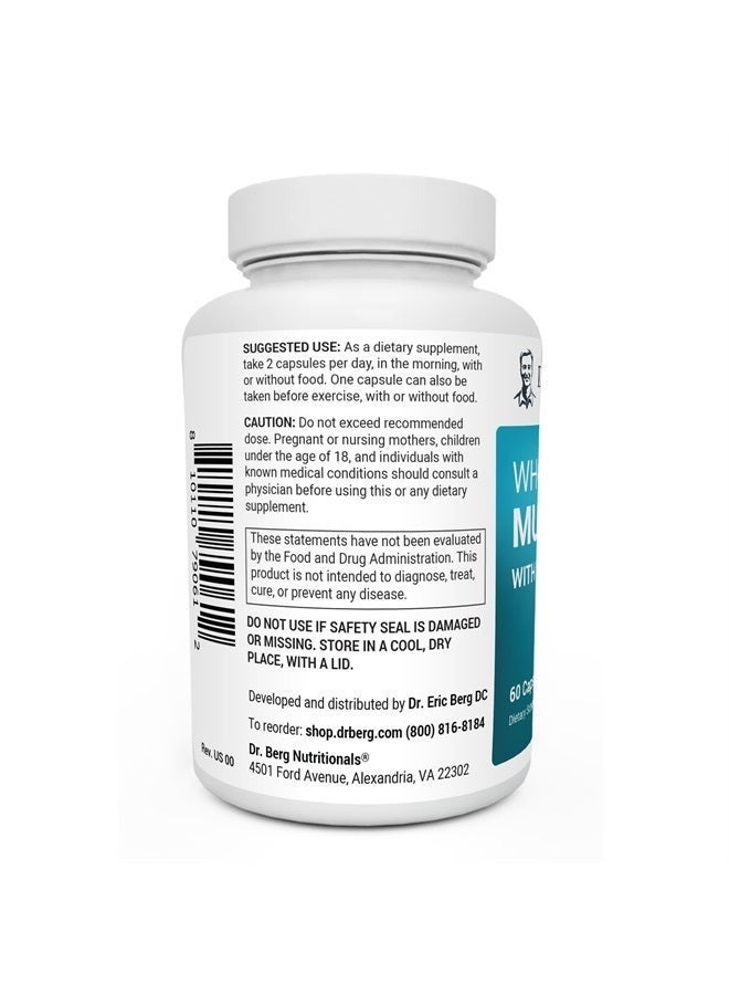 Dr. Berg Nutritionals Dr. Berg Whole Food Multivitamin with Minerals - Daily Multivitamin for Men and Women - Includes Premium Whole Food Fruits and Vegetable Blend with Folate, Alpha-lipoic Acid and More - 60 Capsules - Image 3