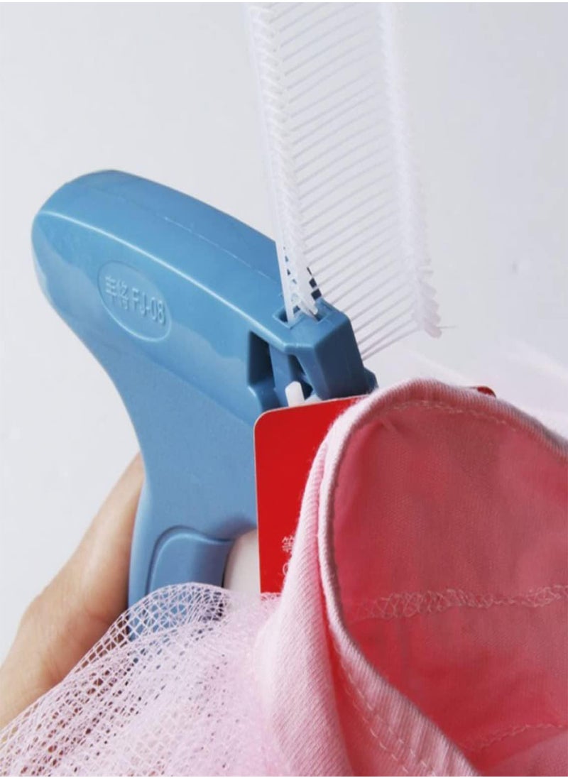 GGOOT - Micro Stitch Gun for Clothes Tagging Machine Microstitch Gun Clothes Tagging Labels with Needles 50mm Tag Barbs Price Tag Machine for Clothes Socks 1Set - Image 1