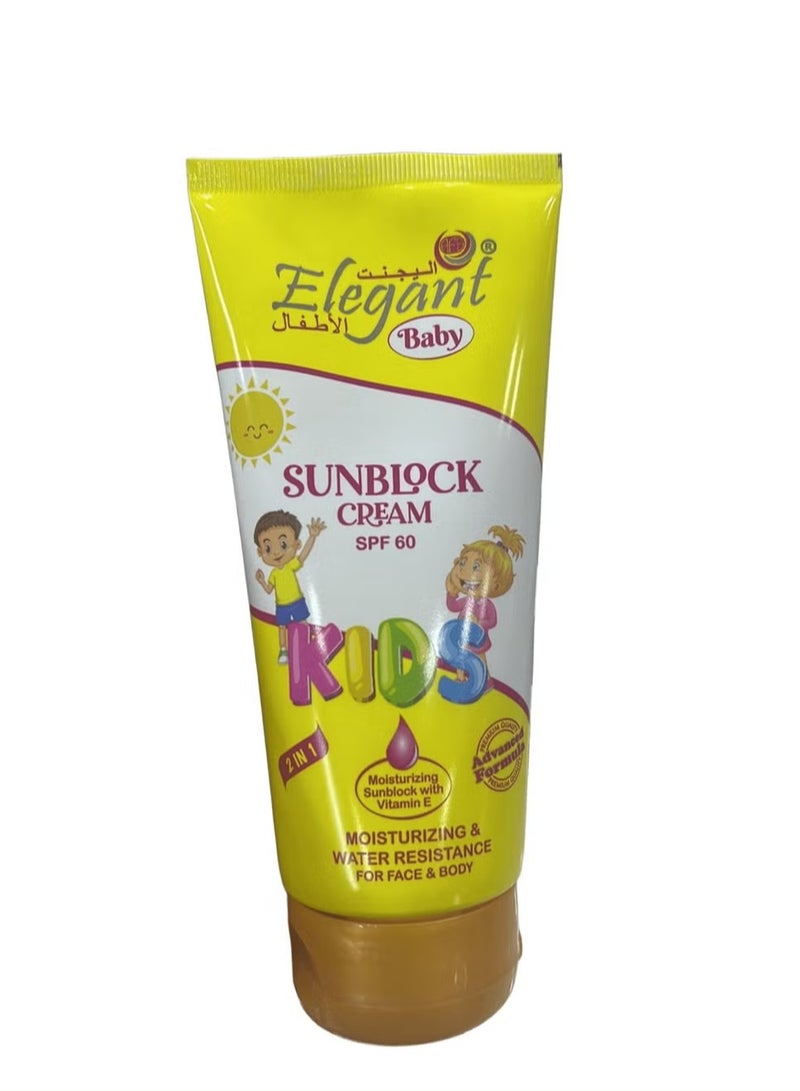 إليجانت بيبي كريم واقي من الشمس للأطفال بعامل حماية ٦٠