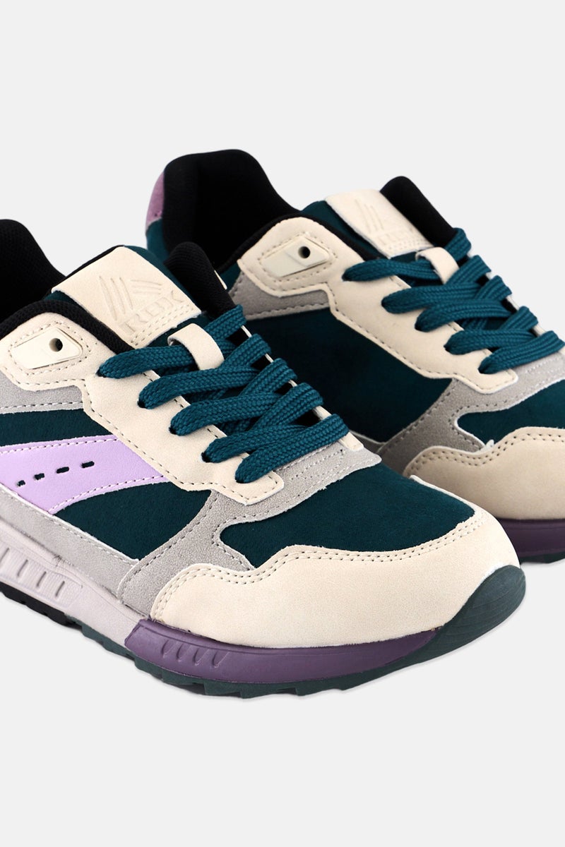 RBX Women Lace Up Outdoor Shoes, Beige - Image 3