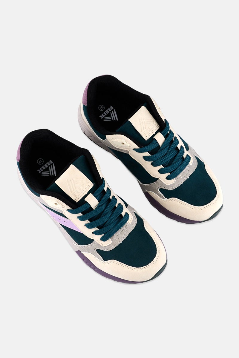 RBX Women Lace Up Outdoor Shoes, Beige - Image 4