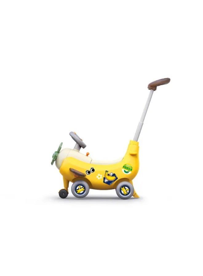 Hola 4-in-1 Ride-on & Push Around Banana Plane HE9983 - Image 5
