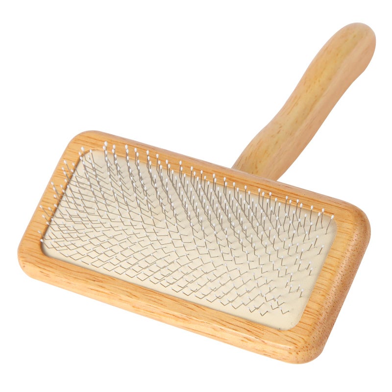 SGSYRYCO Dog Slicker Brush for Shedding & Grooming - Professional Dog Brush and Cat Brush with Coated Tips & Air-Cushion Design, Deshedding Tool Removes Undercoat Tangles & Loose Fur for Long/Short Hair Pets - Image 1