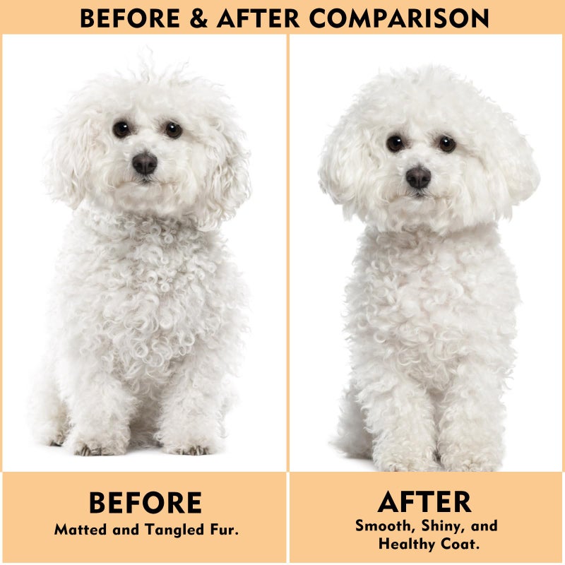 SGSYRYCO Dog Slicker Brush for Shedding & Grooming - Professional Dog Brush and Cat Brush with Coated Tips & Air-Cushion Design, Deshedding Tool Removes Undercoat Tangles & Loose Fur for Long/Short Hair Pets - Image 5