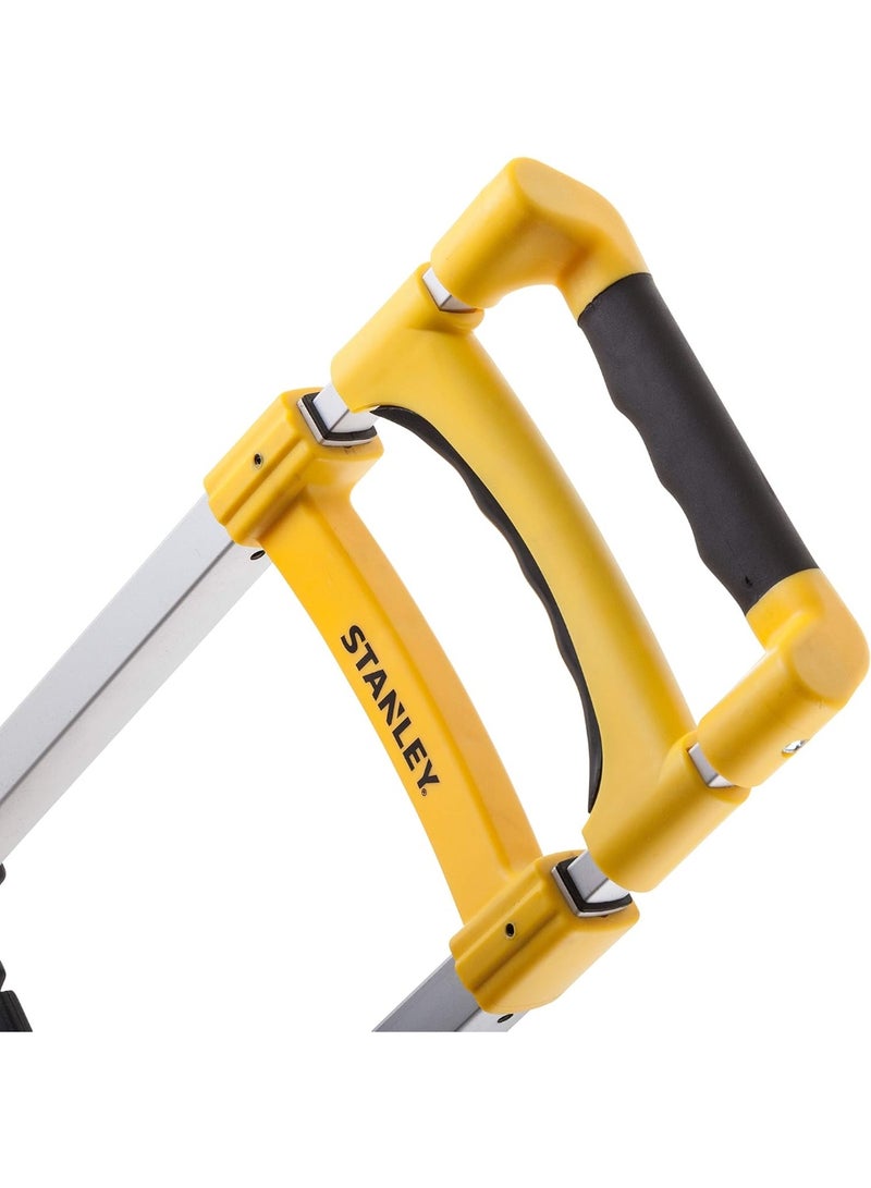 STANLEY Folding Hand Truck Folding Sack Truck Sack Trolley SXWT-FT516 Folding Hand Truck with 70 Kg Capacity - Black, Silver & Yellow - Image 3