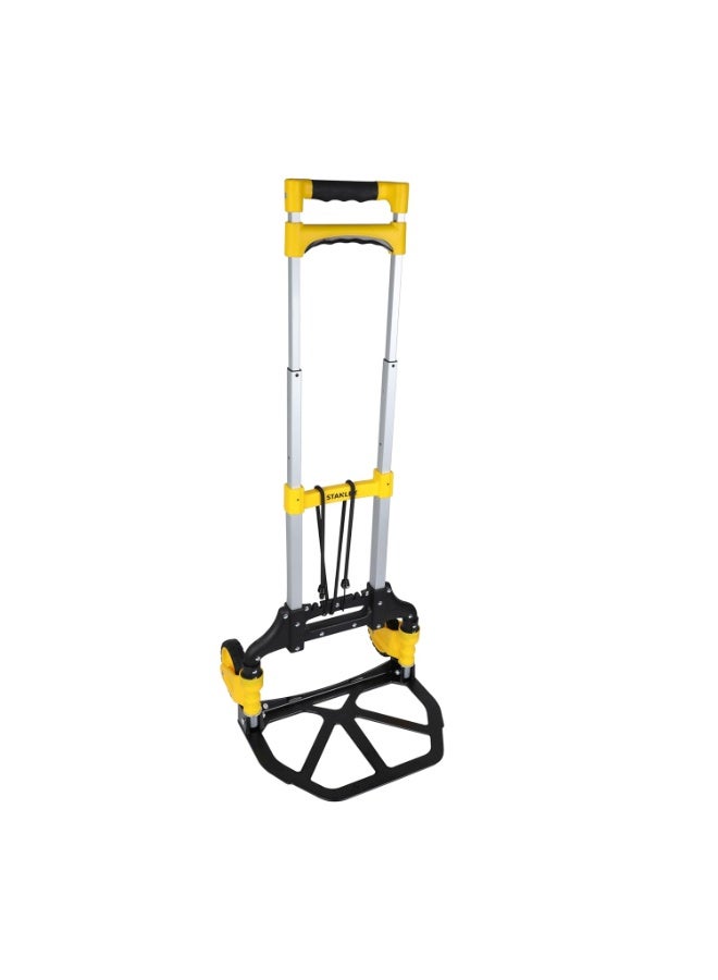 STANLEY Folding Hand Truck Folding Sack Truck Sack Trolley SXWT-FT516 Folding Hand Truck with 70 Kg Capacity - Black, Silver & Yellow - Image 4