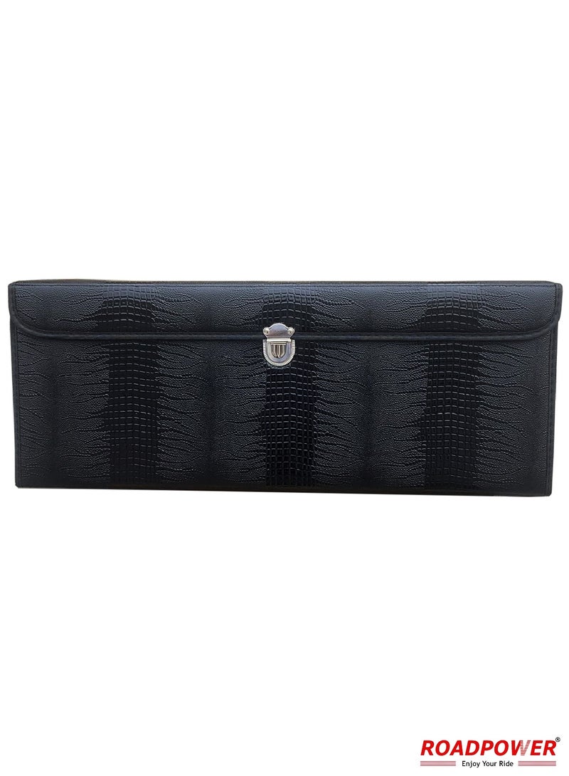 RoadPower Car Trunk Storage Organizer And Suv Collapsible Cargo Multi Compartment Adjustable Auto Grocery Large Box 75x30x30 Cm  - Image 1