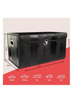 RoadPower Car Trunk Storage Organizer And Suv Collapsible Cargo Multi Compartment Adjustable Auto Grocery Large Box 75x30x30 Cm  - Image 3