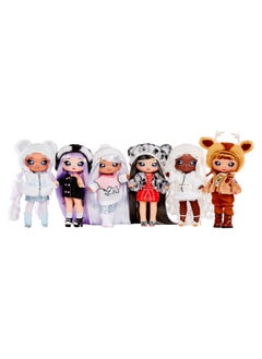 Na! Na! Na! Surprise Na! Na! Na! Surprise Cozy Series Donnie Ranger 7.5" Fashion Doll Reindeer-Inspired with Brown Hair, 3-Piece Outfit and Fuzzy Clip-on Purse, Poseable, Great Toy Gift for Kids Ages 5 6 7 8+ Years  - Image 5